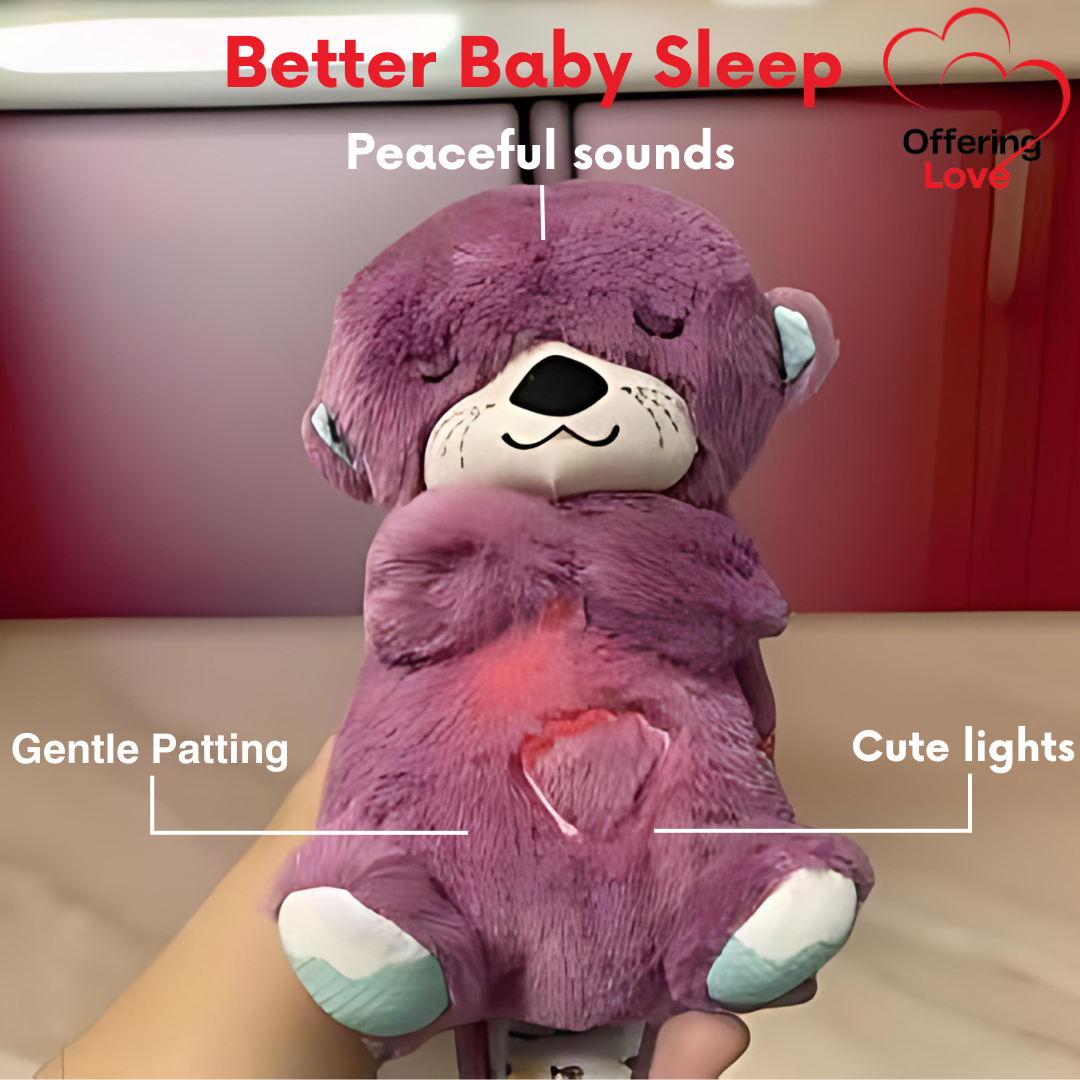 Offering Love ™ Peaceful Cudling  Otter Teddy